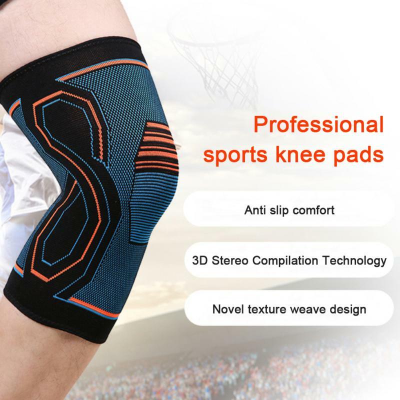 Bantalan lutut nilon nyaman dipakai bantalan lutut tas Opp kemasan olahraga bantalan lutut antiselip umum