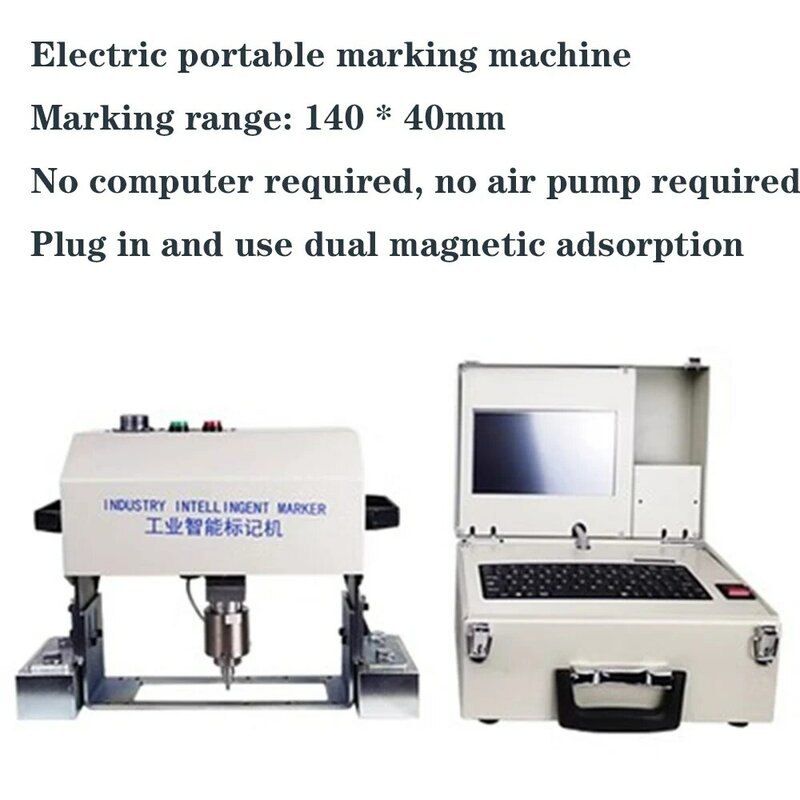 Multifunctional Vehicle Chassis Number Dot Peen Marking Machine Portable Pneumatic Metal Handheld Engraving Machinery