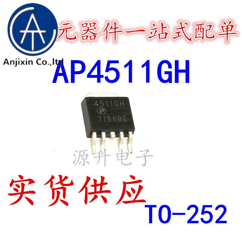 20Pcs 100% Originele Nieuwe AP4511GH/4511GH Lcd Power Buis Smd To-252