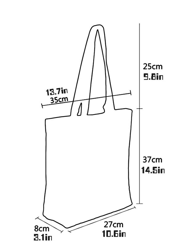 여성 만화 간호사 프린트 핸드백 접이식 대용량 숄더백, 에코 재사용 쇼핑백, 세련된 여행 비치 백