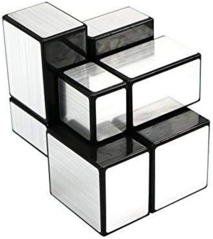 Shengshou 매직 미러 큐브, 2x2x2, 5.7cm 속도 매직 퍼즐 큐브, 2x2 큐브 매직 스티커, 어린이 교육 큐브 학습