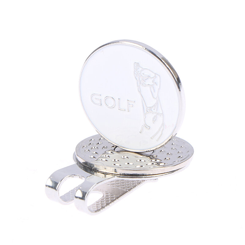 Klip penanda bola Golf, dengan Magnet Ball Mark satu Putt Golf Putt, topi pembidikan, klip Drop Ship, aksesori alat bantu latihan