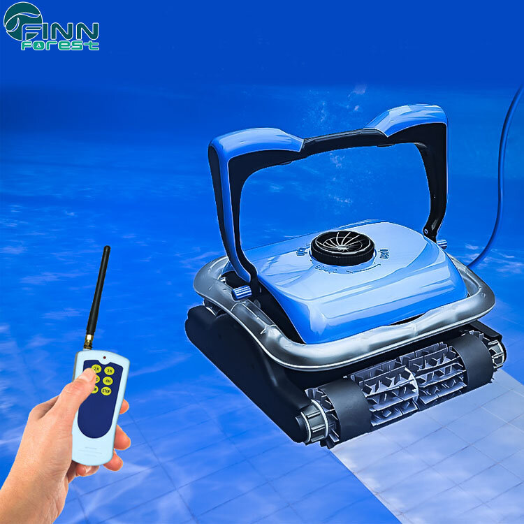 Wall climbing intelligent swimming pool robotic pool cleaner