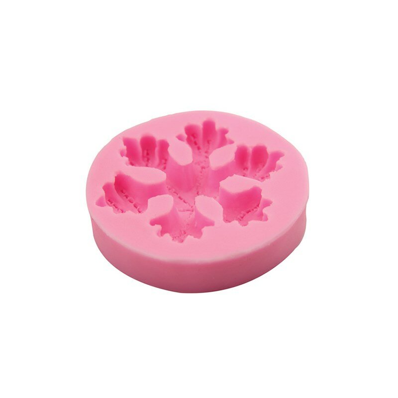 Christmas Silicone Snowflake Mold Candle Soap Aromatherapy Plaster Candle Decoration Cake Candy Dessert Chocolate Making  Tools