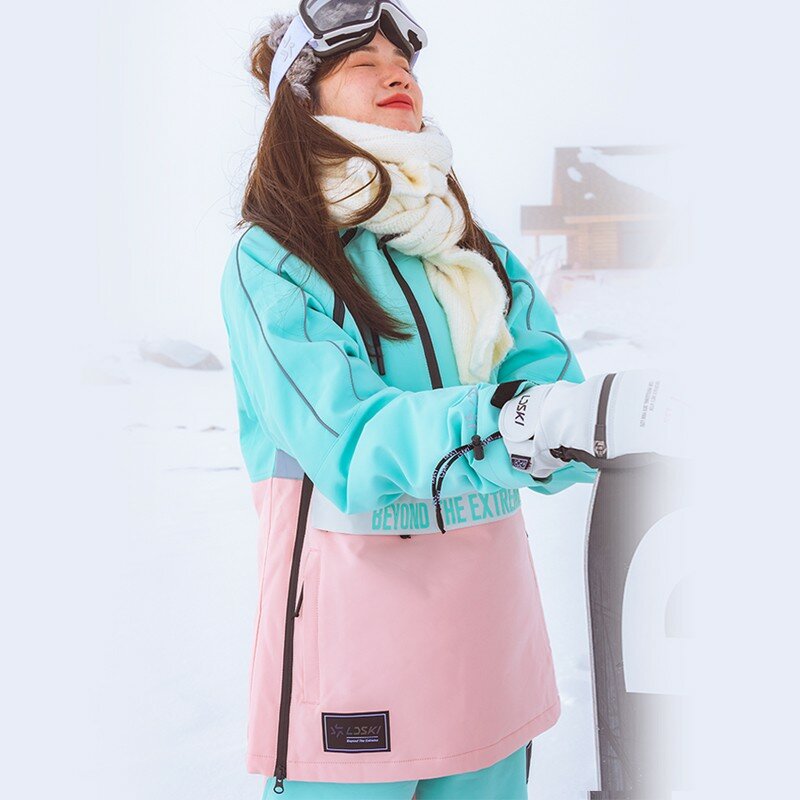 LDSKI Casaco de esqui Calças de esqui Hombre mujere quente roupas Vestuário à prova de vento Impermeável Inverno  Neve   Casaco