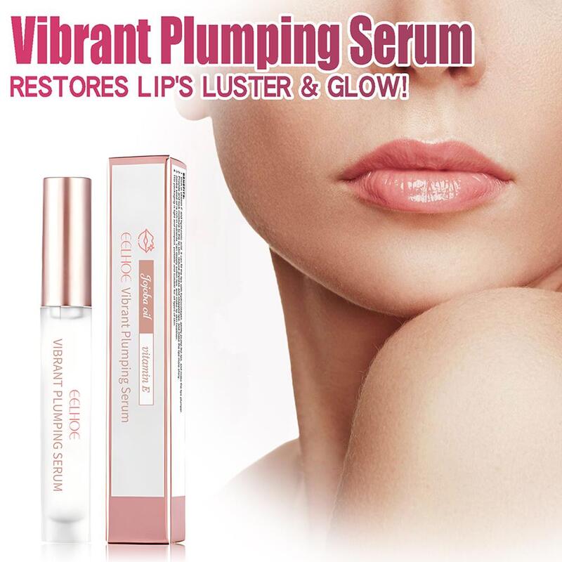 4ml Lip Plump Serum Instant Volumising Increase Lip Line Dead Oil Moisturizer Essential Skin Fade Lip Plumping Care Gloss T1X2