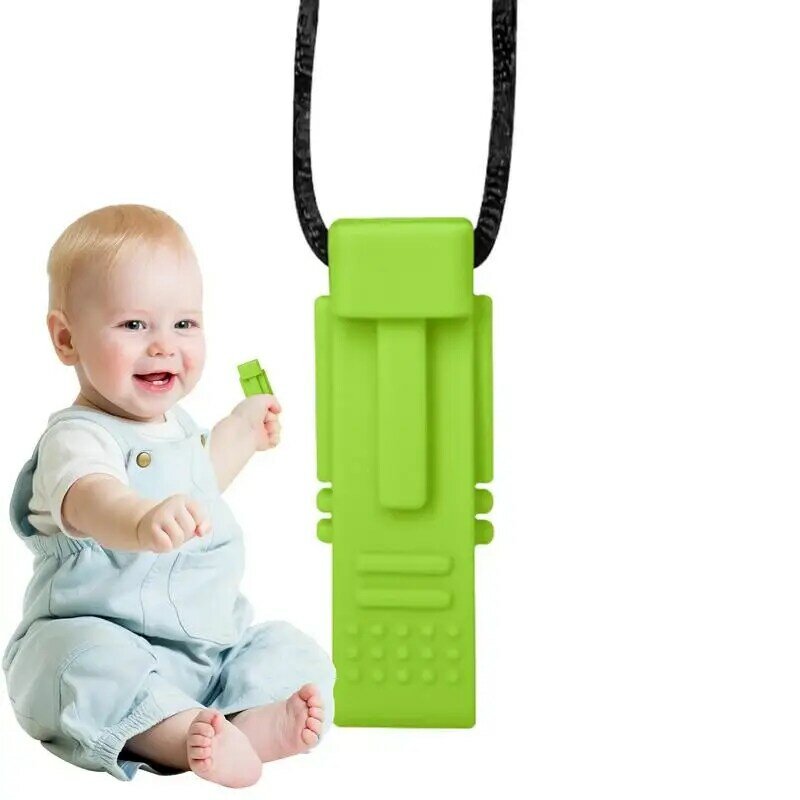 Mordedor de silicone macio e flexível para bebês, brinquedo mastigável, mordedor para meninos e meninas