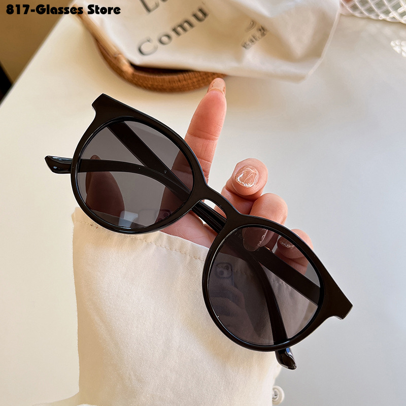2024 nuovi occhiali da sole da donna Vintage Fashion Trendy Small Round Frame Driving Eyewear cintura di bellezza