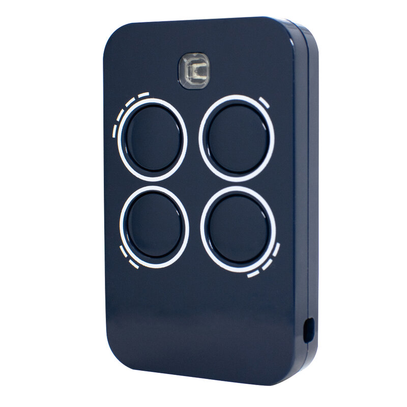 Control remoto azul para puerta de garaje, 433MHz, Compatible con ECHO TX4 RC/ECHO TX2 RC, código rodante, Control remoto de Bule, TE443H BRAVO