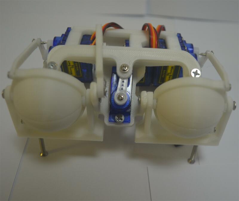 Impressão 3D SG90 Robotic Eye para Arduino Robot, Kit DIY, ESP32, UNO Open Source Code, PS2 Control Robot Eyes, programável
