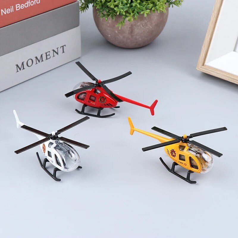 Mini zabawki ze stopu Model helikoptera kolekcja wojskowa samolot symulacja zabawki dla dzieci chłopców prezent urodzinowy