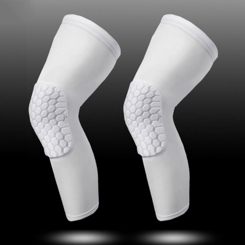 1Pc Sports Kneepad Elastic Knee Pads Honeycomb Basketball Football Knee Pad Knee Protector Brace Support Compression Leg Sleeves