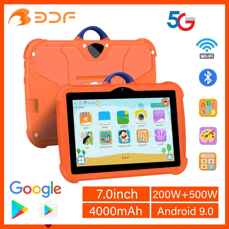 Google Tablet for Kids,学習教育,Android 9.0,クアッドコア,4GB 64GB,デュアルカメラ,4000mAh, 5g,wifi,7インチ,新品