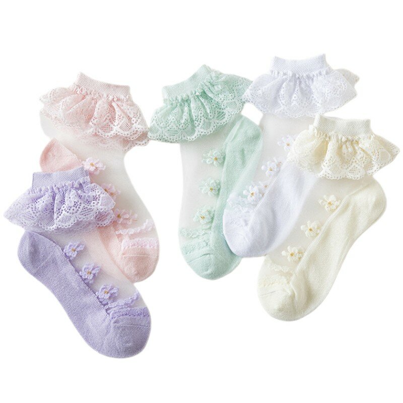 Children Cartoon Soft Socks Student Breathable Socks Boys Girls Cotton Socks Spring And Autumn Tide Kids Dairly Socks 4/Pairs