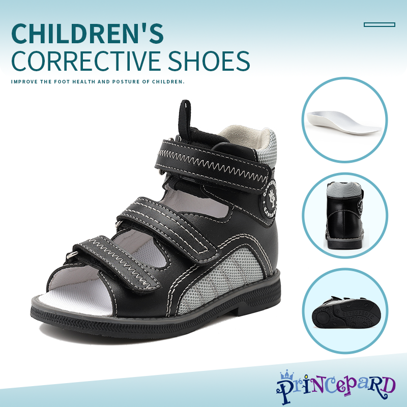 รองเท้าแตะสำหรับเด็กศัลยกรรมกระดูก, รองเท้าแก้ไขสำหรับเด็กหัดเดิน princepard สำหรับเด็กชายและเด็กหญิงเท้าที่ถูกต้องเท้าแบนเท้า