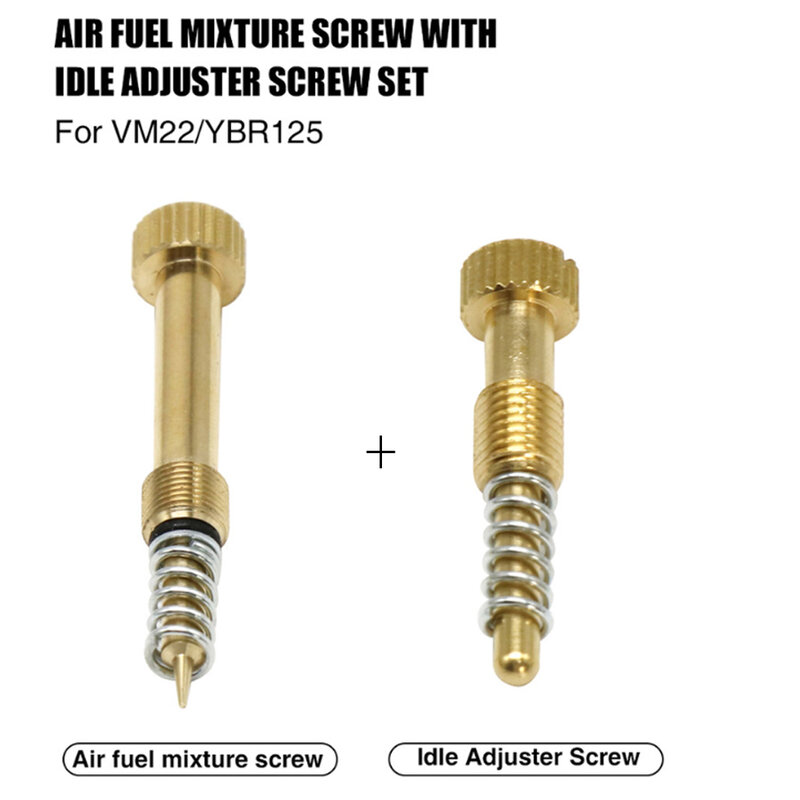 Motorcycle Carburetor Air Adjusting Screw Idle Mixture Fuel Ratio Screw For Mikuni VM22 Carburetor Air Fuel Mixture Screw