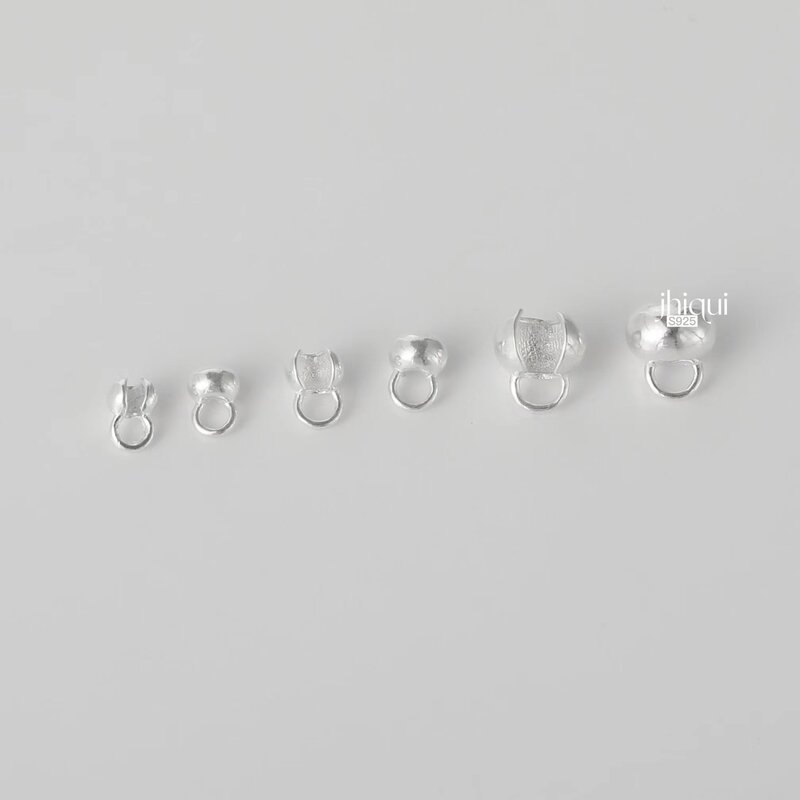 Fermoirs en argent regardé 925 pour la fabrication de bijoux, connecteurs de clips enveloppés, adaptés au bracelet à faire soi-même, collier exécutif, 5 pièces