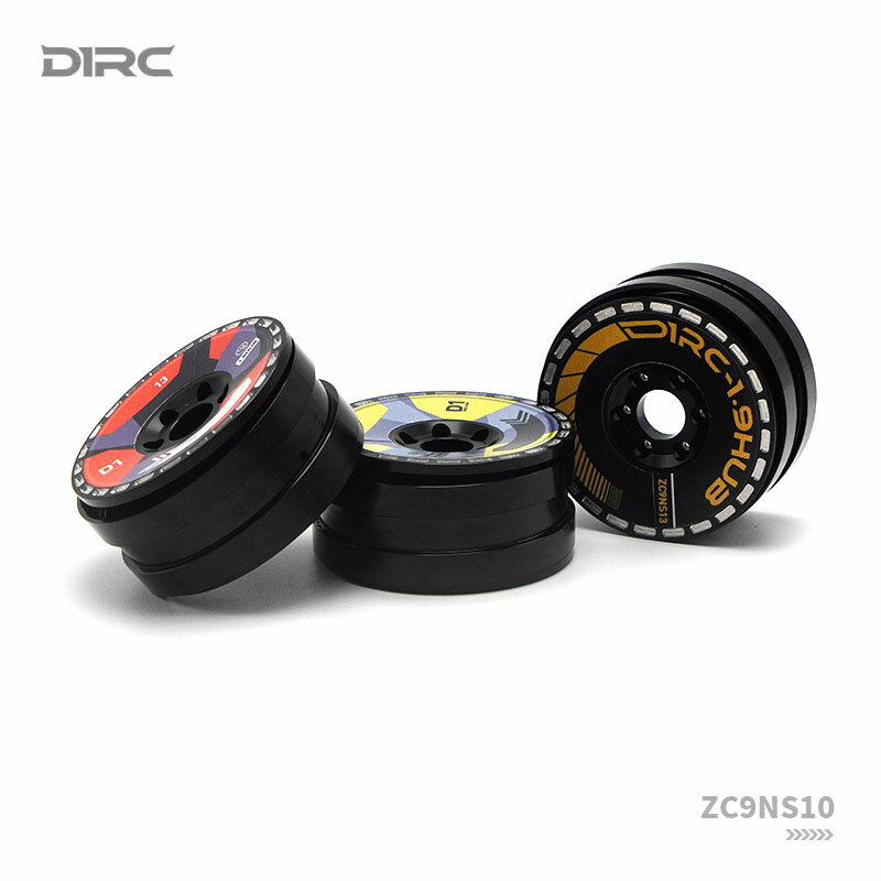 Metal Beadlock Rodas para RC Car, simulado, D1RC, 1, 10, TRX4, SCX10, 1.9"