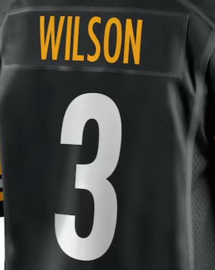 Sprzedaż hurtowa haftowana koszulka futbol amerykański Pittsburgh nazwa nr 90 watt 2 pola Justin 3 Russell Wilson koszulki sportowe
