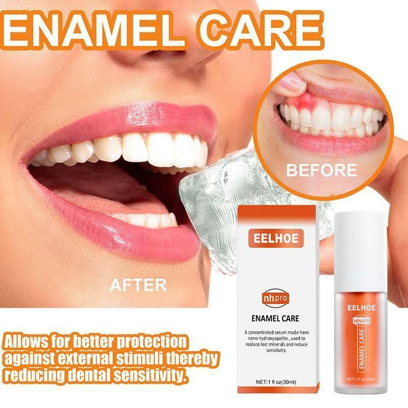 ยาสีฟัน V34 2023ยาสีฟันเพื่อทำความสะอาดปากและซ่อมแซมฟันใหม่30มล. เครื่องมือขจัดคราบฟันขาว