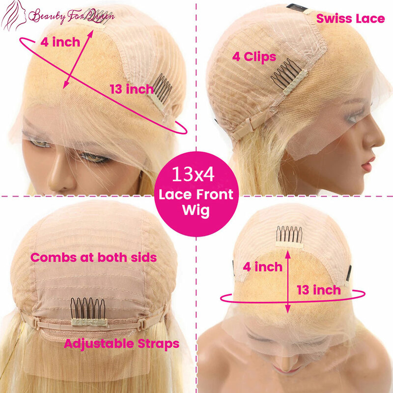 Peluca de cabello humano liso de 13x4 para mujer, postizo de encaje Frontal, corte Bob corto, color morado oscuro, 180%
