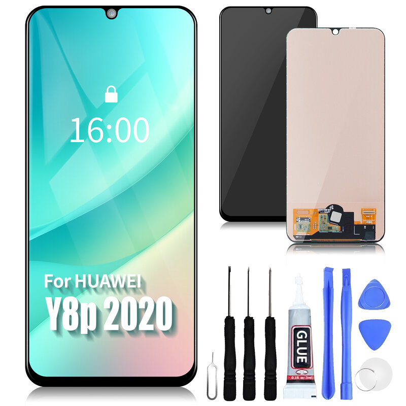 6.3 "per LCD originale Huawei Y8p 2020 AQM-LX1 Display Touch Screen Digitizer Assembly sostituzione
