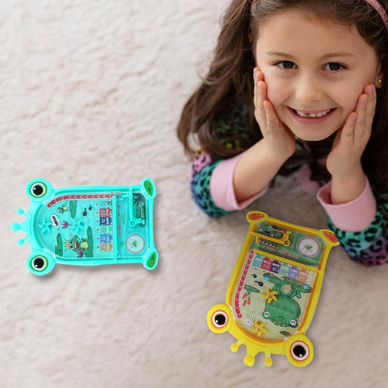 Mainan meja mesin Pinball Mini mesin Pinball labirin bayi menangkap permainan Peer interaksi manik-manik mainan Puzzle ejeksi
