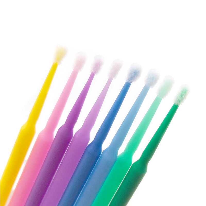 100PCS Disposable Cotton Swab  Eyelash Brushes Individual Eyelashes Microbrush Lash Removing Lash Extension Accessories