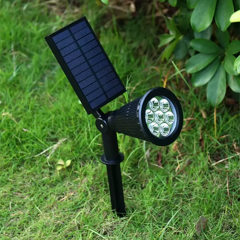防水LEDソーラーライト,シンプルな芝生の風景,屋外照明,正方形のヴィラ,ガーデンフロア,IP65