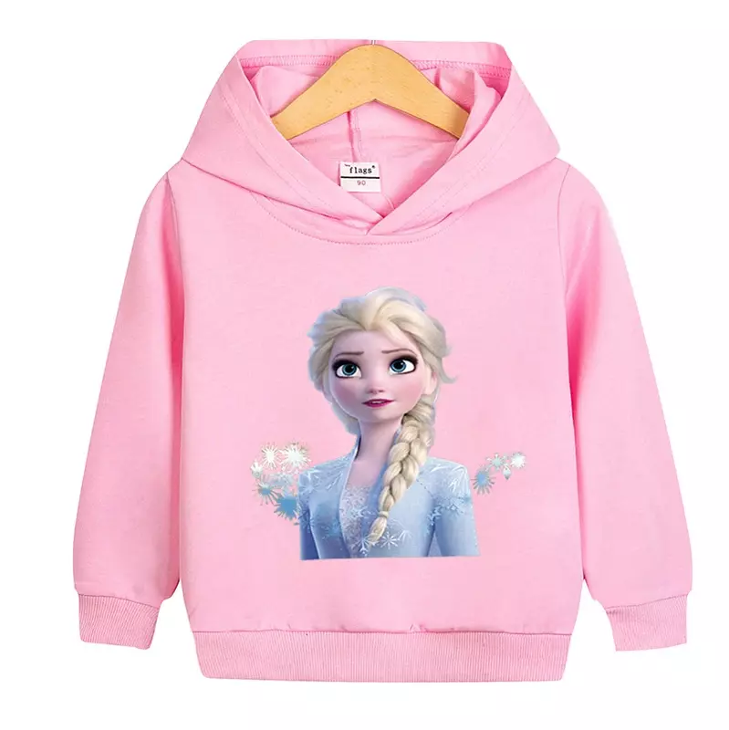 Disney Minnie 1-12 Jahre Baby Mädchen gefroren Hoodies Sweatshirts Mädchen Hoodies Kinder Cartoon Hoodie Sweatshirt Tops Baby kleidung