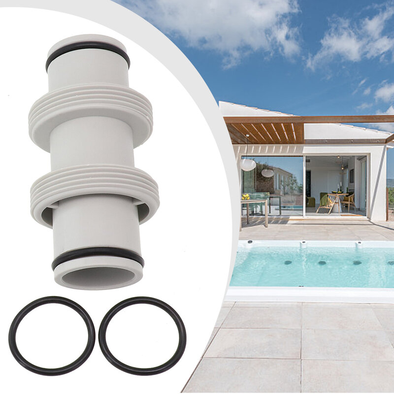 Шланг-адаптер для двойного шланга Intex, поршень-клапан для бассейна, 1,5 дюйма, прямой разъем, для полива газона, сада, бассейна, спа