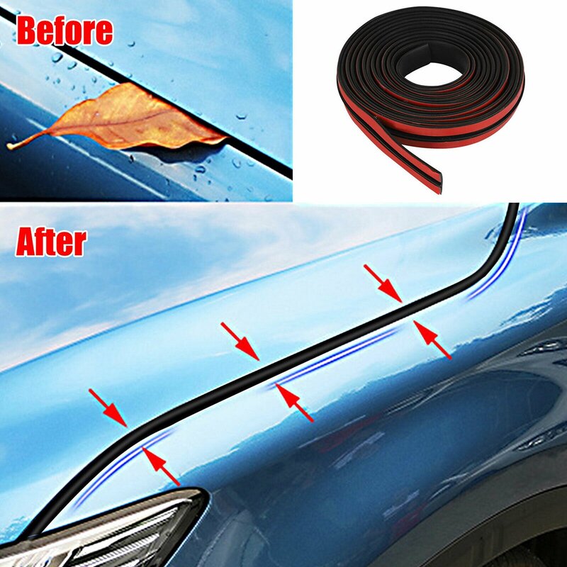 10FT Car Rubber Front Rear Windshield Panel Seal Strip Sealed Moulding