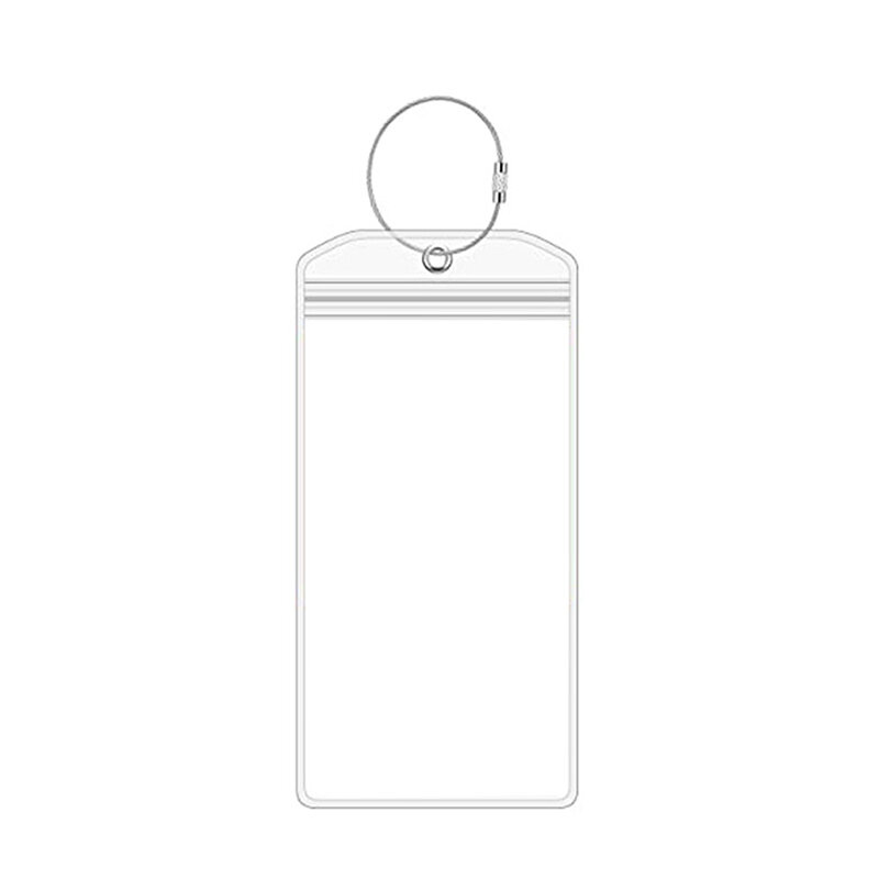 Waterproof Portable Transparent Luggage Tags Suitcase ID Name Address Holder Baggage Tag Label Luggage Tags Travel Accessories