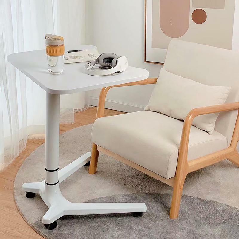 Rrtechforu mobiler stehender Dop-Schreibtisch mit abschließbaren Rädern, tragbarer Schreibtisch arbeitsplatz für das Home Office