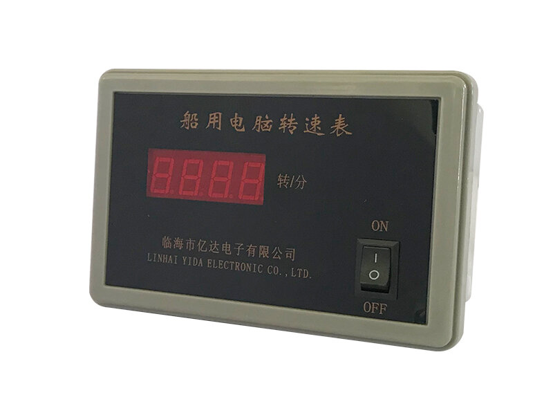 Jauge de aménagée étachomètre de type carré, 0-9999 tr/min