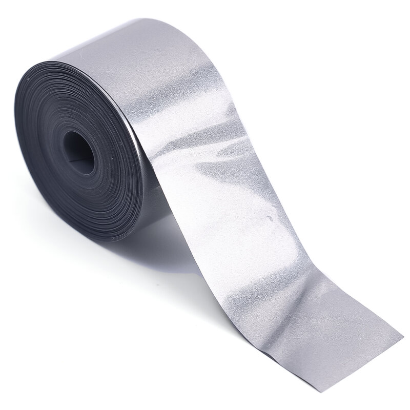 5M di lunghezza riflettente pellicola di trasferimento di calore nastro adesivo striscia riflettente per avvertimento casco t-shirt ferro su adesivo riflettore di sicurezza