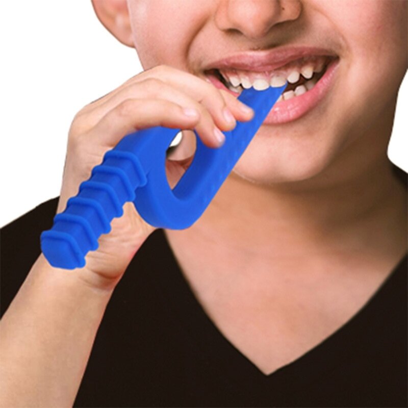 Herramienta masticable OralMotor portátil silicona ligera 77HD para niños autistas