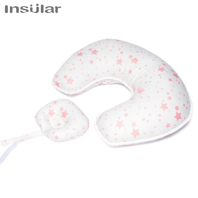 Insular多機能看護枕ベビー授乳枕調節可能な妊婦ウエストクッション2ピース/セット