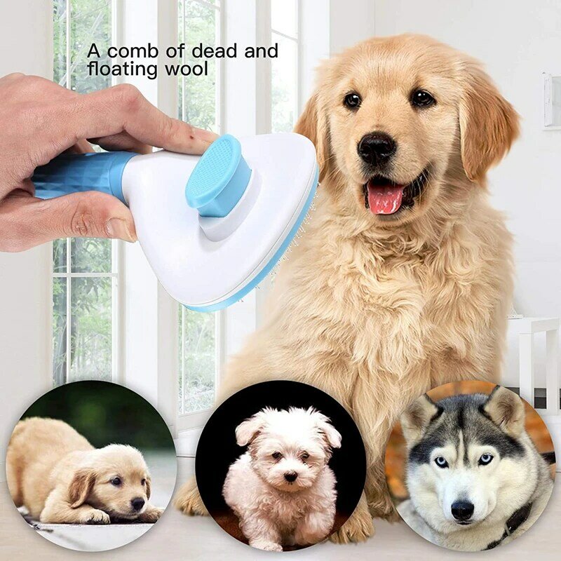 New Cat Brush Pet Grooming Brush for Cats Remove Hairs Pet Cat Hair Remover Pets Hair Removal Comb Puppy Kitten Accessories