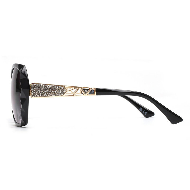 JM Large Square Bifocal Reading Sunglasses for Women Gradient Lens Lady Oversized Bifocal Sun Reading Glasses +1 to +4