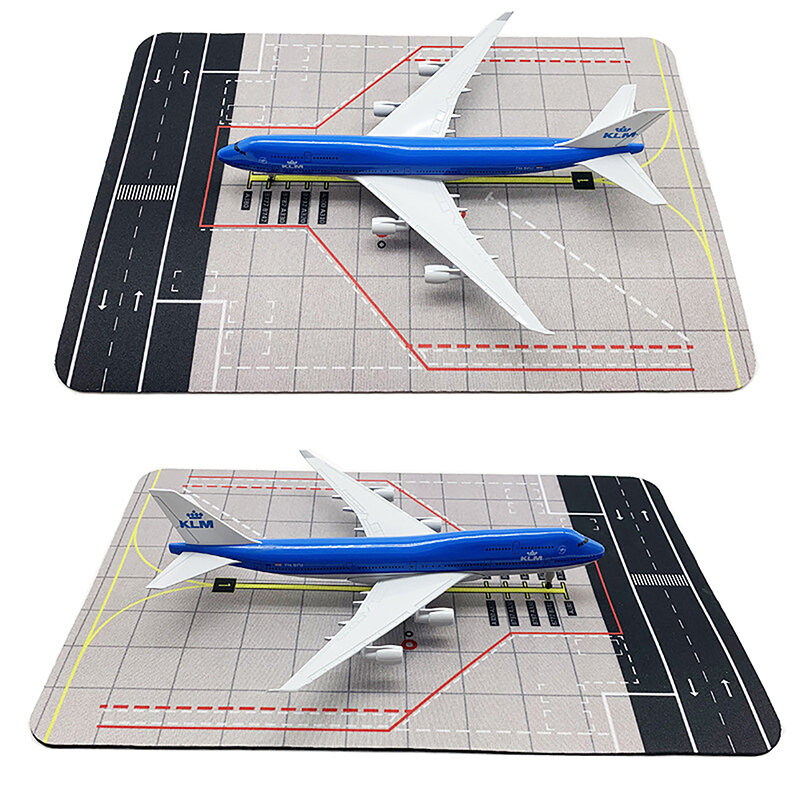 Grembiule da pista per tappetino per aerei adatto per modelli 1:400 simulazione di aerei ornamenti in miniatura giocattoli da collezione regali di compleanno