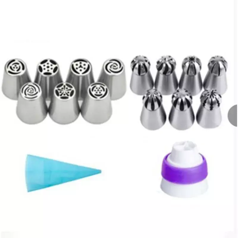 Russian Tulip Icing Rose Pastry Nozzles Cake Decorating Tools Flower Icing Piping Nozzle Cream Cupcake Tips Baking Accessories