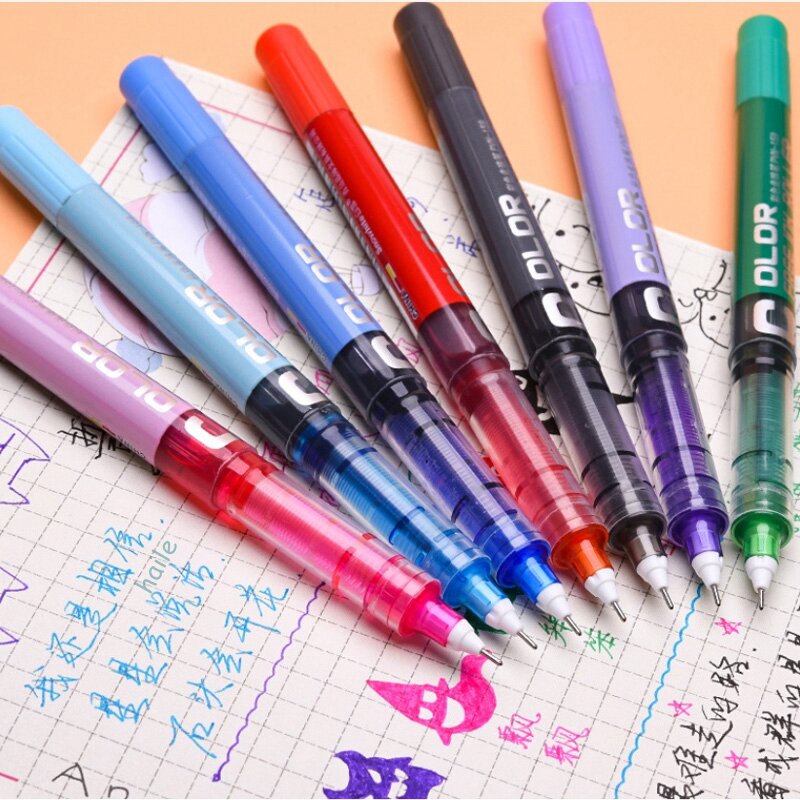 Haile-bolígrafos de Punta extrafina para escribir, bolígrafos de tinta líquida de 0,28/0,38/0,5mm, para diario, escuela, oficina, papelería