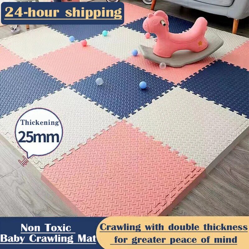 4pcs 30x2.5cm Baby Puzzle Mat Floor Kids Carpet Babe Mattress EVA Foam Baby Blanket Educational Toys Play Mat for Children