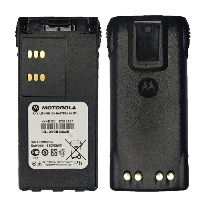 Hnn9013d Batterie 2000mah Li-Ion kompatibel mit Funkgeräten gp340 gp380 gp640 gp680 ht1250 ht750 gp328 pro5150 mtx850 pr860