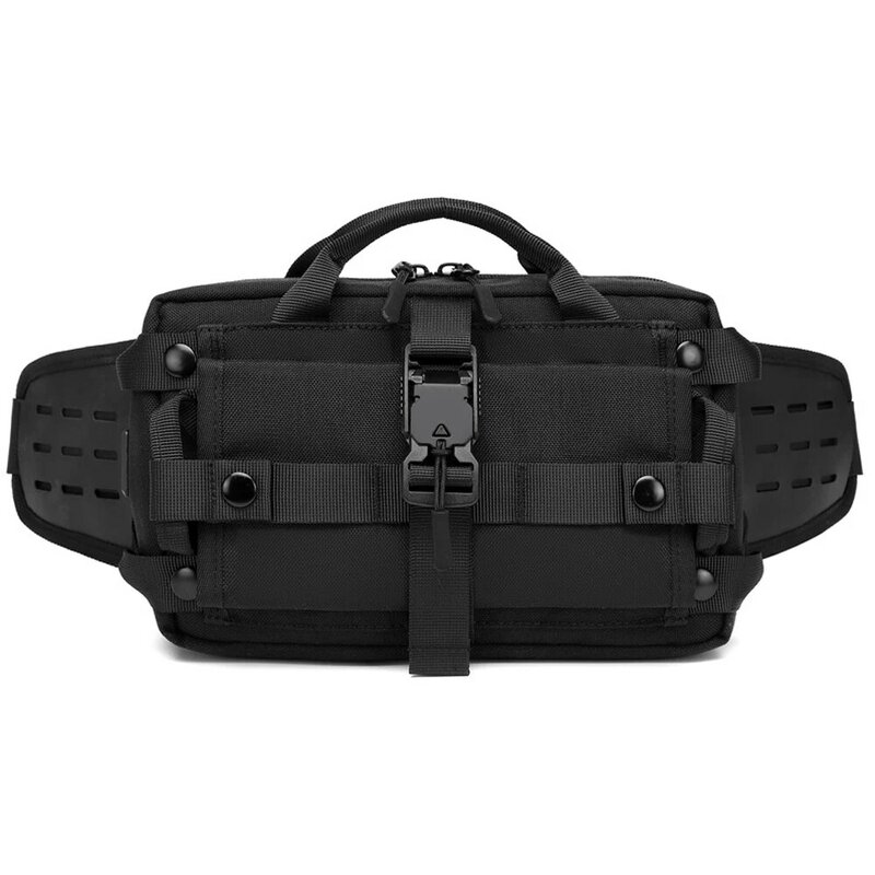 Tactical fanny pack Waist Bag Sports Chest Pack Waterproof Shoulder Belt Bag EDC Crossbody Bags for Hunting Camping Hiking