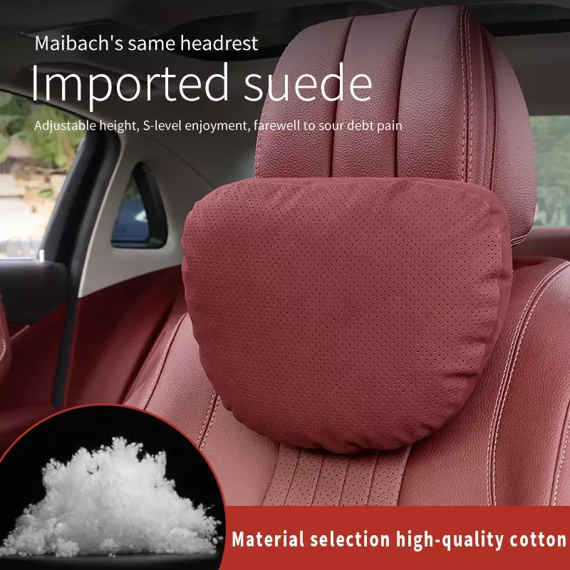 Высококачественная мягкая подушка для шеи на подголовник автомобиля, дышащая подушка для шеи для Maybach S Class Design Universal Protector Neck