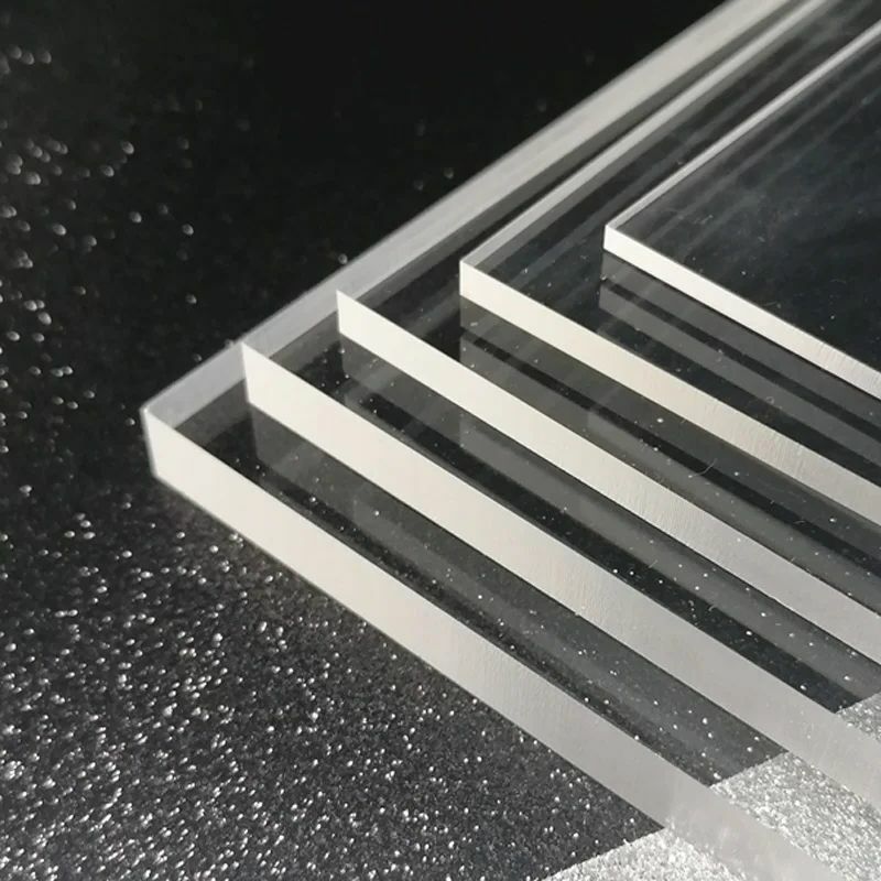 Plaque en feuille de plexiglas acrylique moulé transparent, 1mm, 2mm, 3mm, 4mm, 5mm, 6mm, 8mm, 10mm, 15mm, 20mm