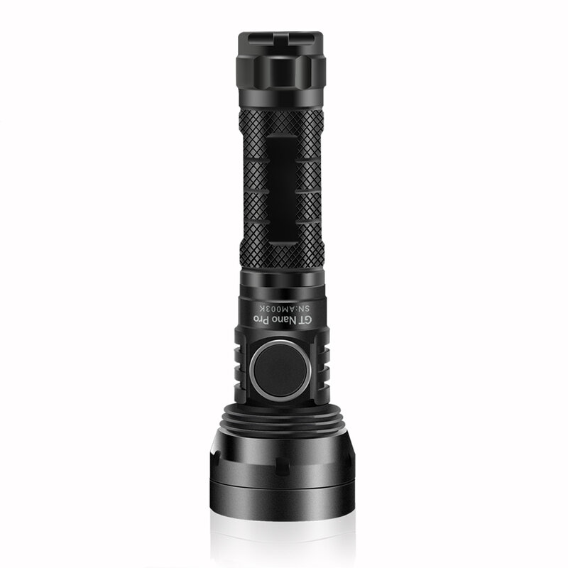EDC – lampe de poche à haute puissance LED, autodéfense, torche puissante, 165 mètres, batterie 10440 AAA, 1620 Lumens, GT NANO PRO