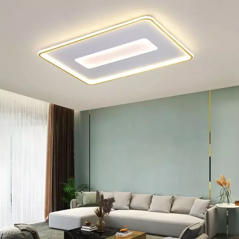 Lâmpada do teto LED moderno para Quarto, Viver, Jantar, Estudo, Corredor, Varanda, Lustre, Interior, Decoração de casa, Luz, Luminária, Brilho